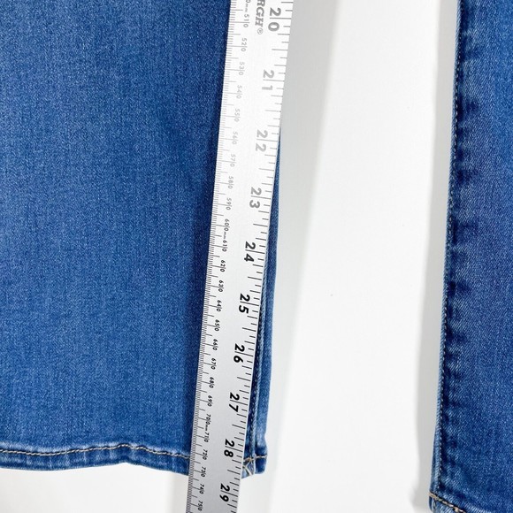 American Eagle Curvy Hi-Rise Skinny Fit Jeans Women's Blue Stretch Denim Size 16 - Picture 4 of 8
